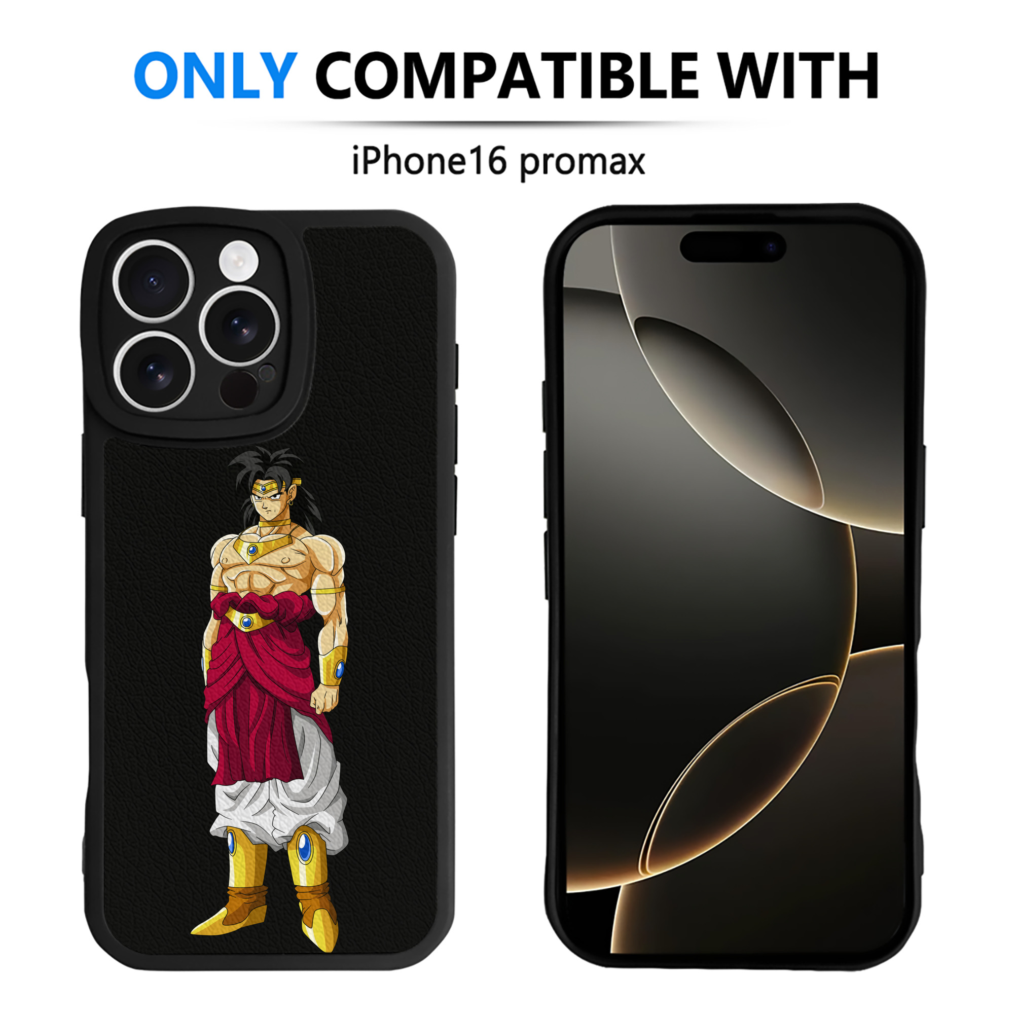 （画像用） ドラゴンボール DRAGON BALL 【iPhone 16シリーズ対応】シリコンスマホケース（レザー調） 材質：シリコン